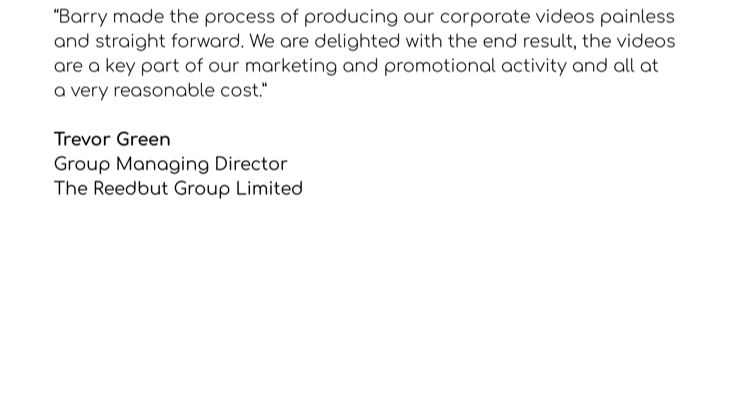 Reedbut Group Testimonial